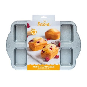 Mini plum cake mold for 8 mini cakes