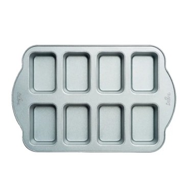 Mini plum cake mold for 8 mini cakes