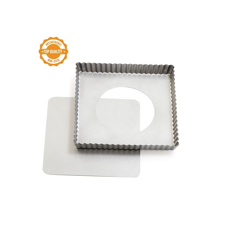 Decora Tarte Backform mit Hebeboden eckig 21 × 21 cm Decora Tarte Backform mit Hebeboden eckig 21 × 21 cm