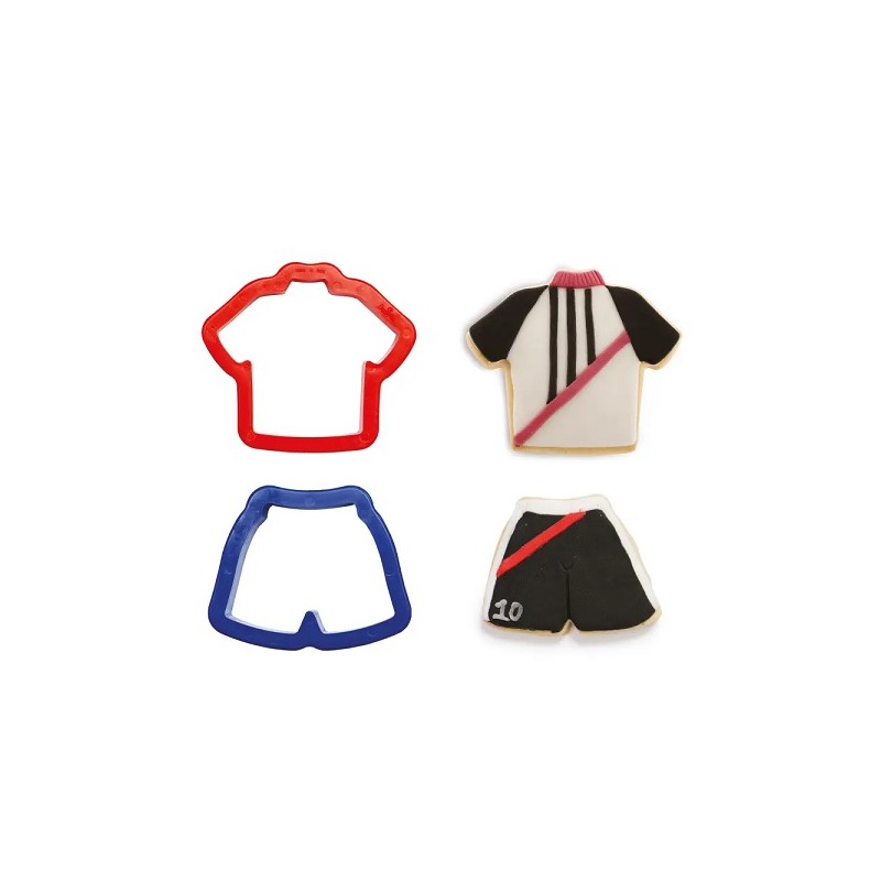 Decora Soccer Shirt & Pants Cookie Cutter Set, 2 pcs