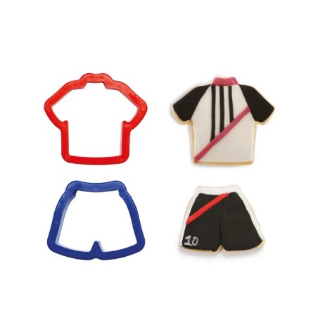 Decora Soccer Shirt & Pants Cookie Cutter Set, 2 pcs