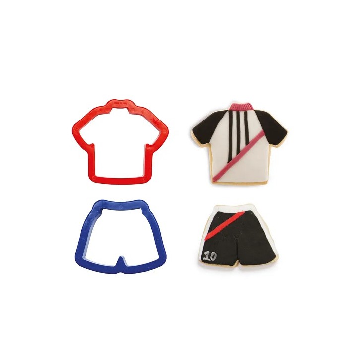 Decora Football Jersey & Shorts Cookie Cutter Set 2 Pieces