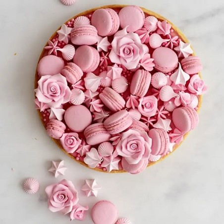 Handmade Sugar Roses Pink - Glutenfree
