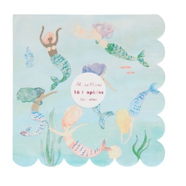 Mermaid Party Napkins, Meri Meri