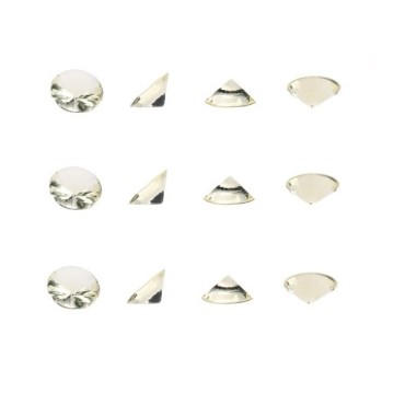 Edible Diamonds 16 pcs - Clear Gemstones