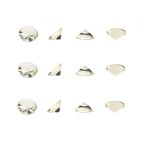 Decocino 16 Edible Diamond Studs, 10mm