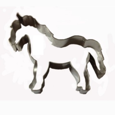 Plätzchenform Ausstecher Pferd Sylvia 11x9cm Edelstahl