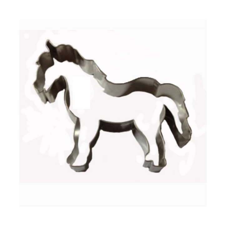 Pferd Ausstecher Sylvia aus Edelstahl 11 × 9 cm