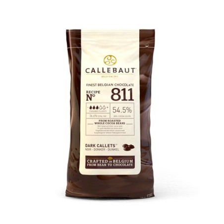 Callebaut belgische Schokoladen Tropfen dunkel, 1kg