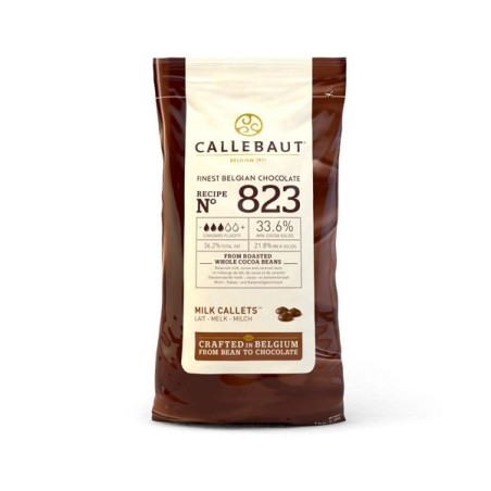 1kg Callebaut Chocolate Callets Milk No. 823