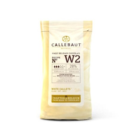 #W2 Weisse Schokoladen Tropfen 1kg - CALLEBAUT