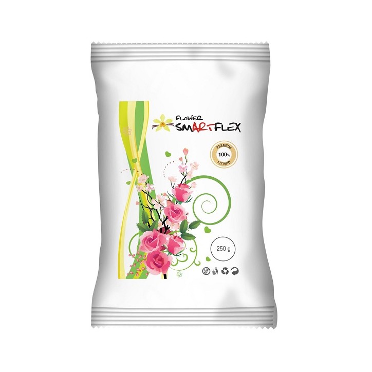 SmartFlex Blütenpaste Weiss 250 g – Floristenpaste für Zuckerblumen SmartFlex Blütenpaste Weiss 250 g – Floristenpaste für Zuckerblumen