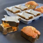 Decora Mini Gold Plumcake Baking Cups, 20 pcs