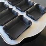 Decora Mini Cake Backförmchen Schwarz, 36 Stück