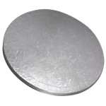 12mm Round Cake Board Silver, 45cm