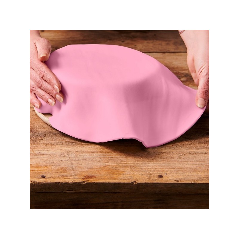 Fun Cakes Ready Rolled Fondant Disc Sweet Pink, 430g