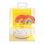 ScrapCooking Regenbogen Cupcake & Topper Set, 48-teilig