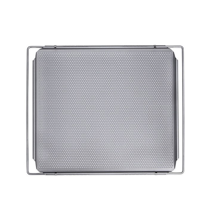 Städter Herdbackblech mit Spezial-Lochung 40x35 cm – Ausziehbares Crispy Backblech Städter Herdbackblech mit Spezial-Lochung 40x35 cm – Ausziehbares Crispy Backblech