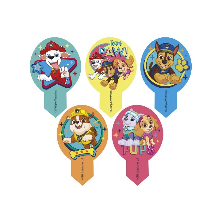 deKora Paw Patrol Oblaten Cupcake Stecker 20 Stück – Essbare Cupcake Toppers deKora Paw Patrol Oblaten Cupcake Stecker 20 Stück – Essbare Cupcake Toppers