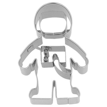 8cm Astronaut Edelstahlausstecher mit Prägung 199262