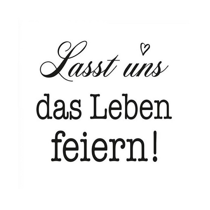 Ambiente "Lasst uns das Leben feiern!" Napkins 20 Pieces Ambiente "Lasst uns das Leben feiern!" Napkins 20 Pieces