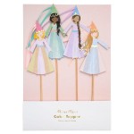 Meri Meri Magical Princess Cake Topper, 4 pcs