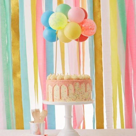 Meri Meri Rainbow Balloon Cake Topper Kit M203483