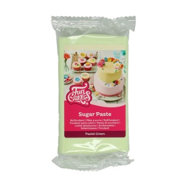 Vegan Sugarpaste Pastel Green - FunCakes Sugar Paste Pastel Green 250 g
