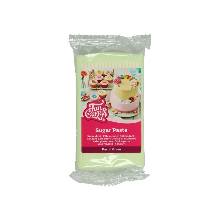 Glutenfreier Rollfondant Pastel Grün - VEGAN Glutenfreier Rollfondant Pastel Grün - VEGAN