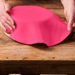 Fun Cakes Ready Rolled Fondant Disc Sweet Hot Pink, 430g