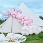 Ginger Ray Pastel Pink and  Purple Balloon Arch Kit, 200 parts