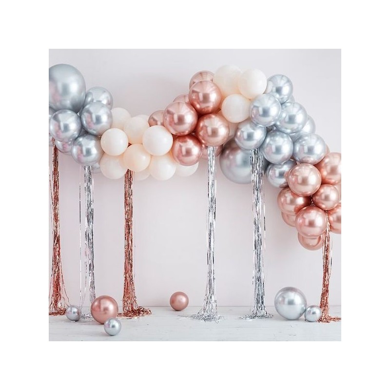 Ginger Ray Metallic Balloon Arch Kit with Streamers