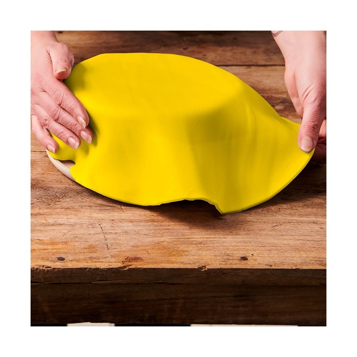 FunCakes Rollfondant ausgerollt Mellow Yellow Gelb 430g FunCakes Rollfondant ausgerollt Mellow Yellow Gelb 430g