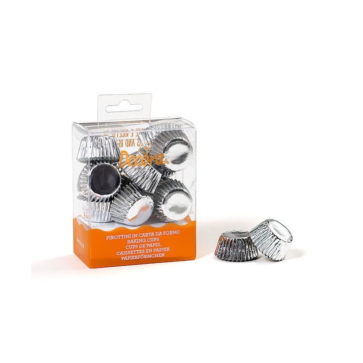 Decora Silver Bon Bon Baking Cups DA-0339794 Decora Silver Bon Bon Baking Cups DA-0339794