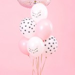 PartyDeco Meow Kitty Cat Balloons Mix, 6 pcs