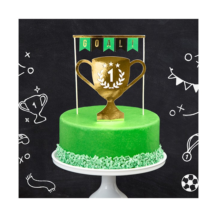 Partydeco Kuchentopper Fussball Set PD-KPT54