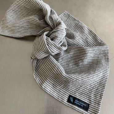 Striped Linen Kitchen Towel made in Europe