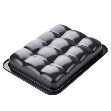 Bun Baking Pan - Zenker Black Metallic Bread Rolls Tin 6517