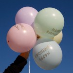 Talking Tables Happy Birthday Luftballon Medley PASTELL, 5 Stück