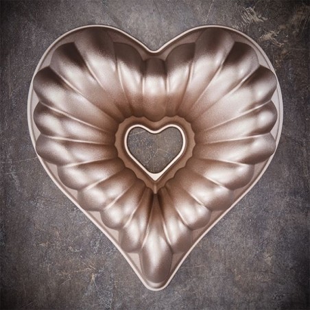 Birkmann Contoura Heart Bundt Pan Cast Aluminium