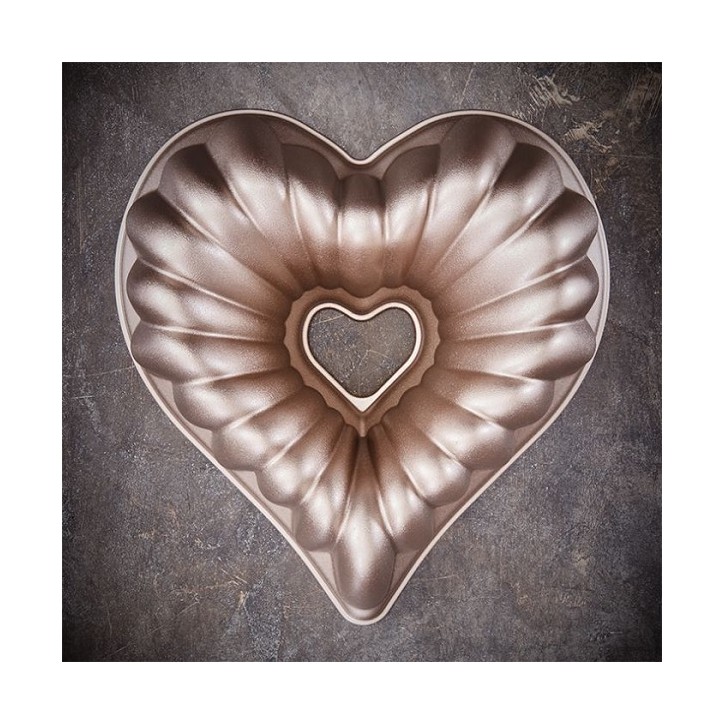 Birkmann Contoura Heart Bundt Pan Cast Aluminium