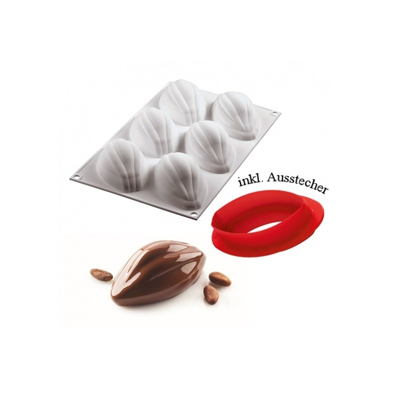 Silikomart Cacao 120 Silicone Mould for 6 pcs