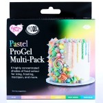 Rainbow Dust ProGel Pastel Multipack Lebensmittelfarben, 6x25g