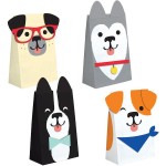 Anniversary House Dog Party Paper Treat Bags, 8pcs
