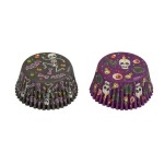 Decora Happy Halloween Cupcake Cases black/purple, 36 pcs