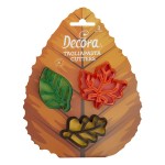 Decora Blätter Plätzchenausstecher Set, 3 Stück