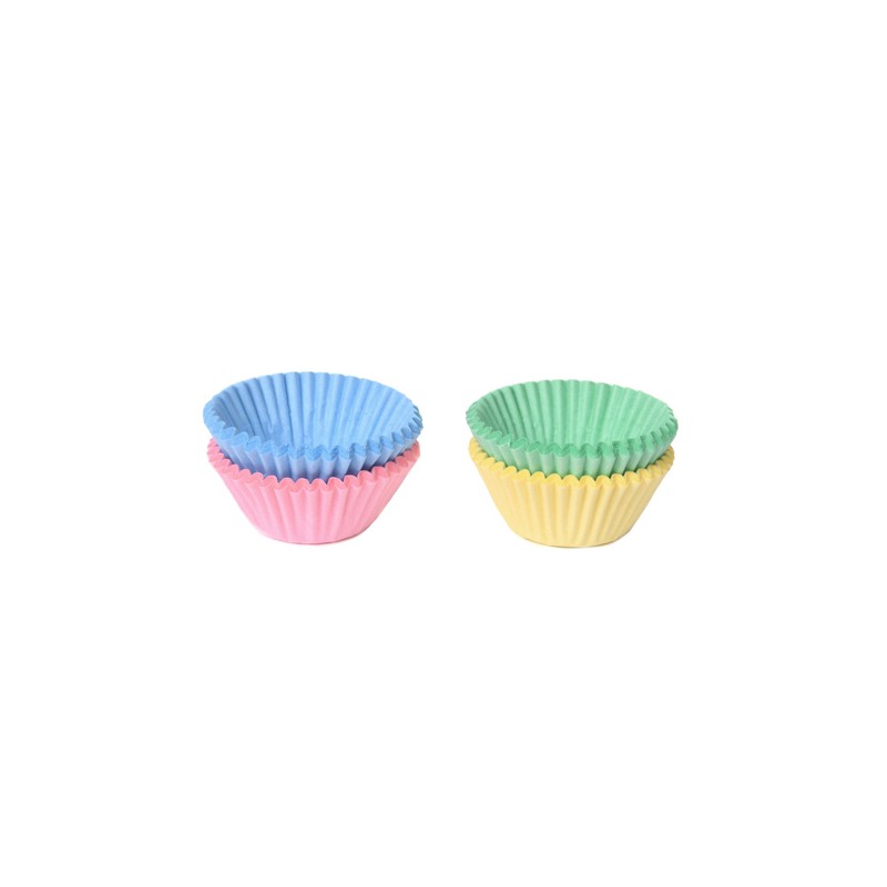 House of Marie Petit Four Cases Pastel Mix, 100 pcs