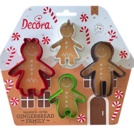 Decora Lebkuchen Familien Keksausstecherset Weihnachten DA-0255245