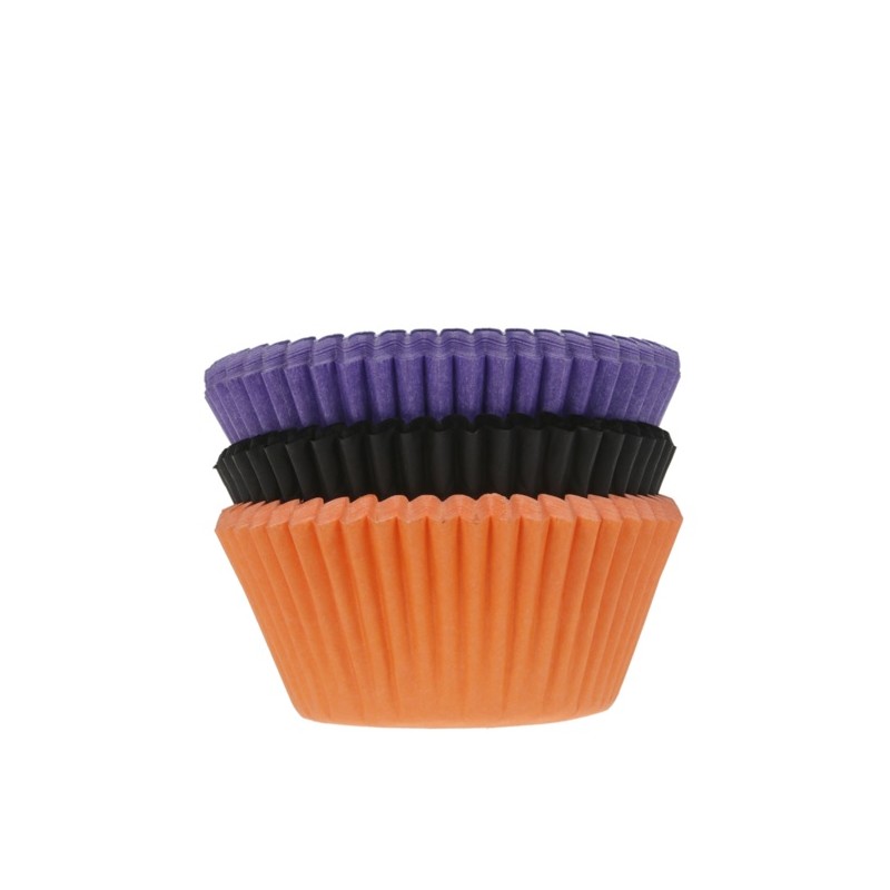 House of Marie Cupcake Liners Halloween Colours, 75pcs