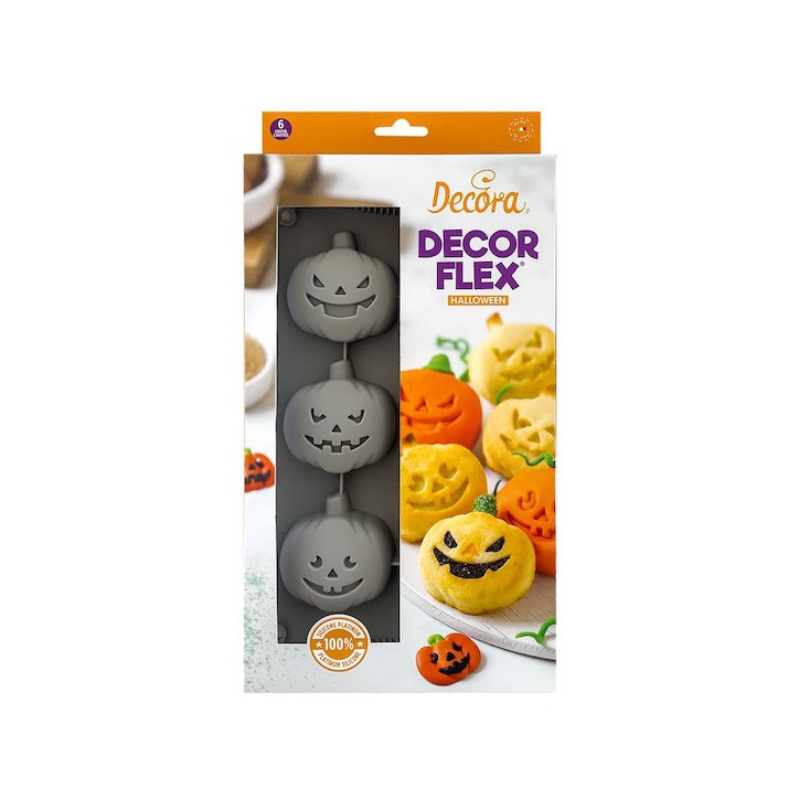 Decora Halloween Pumpkin Silicone Baking Mould